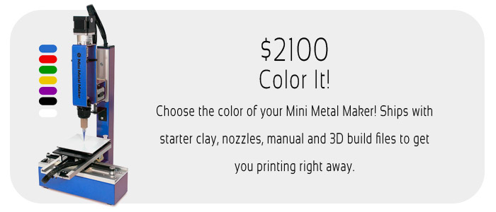 Produce the Mini Metal Maker by David Hartkop - Indiegogo