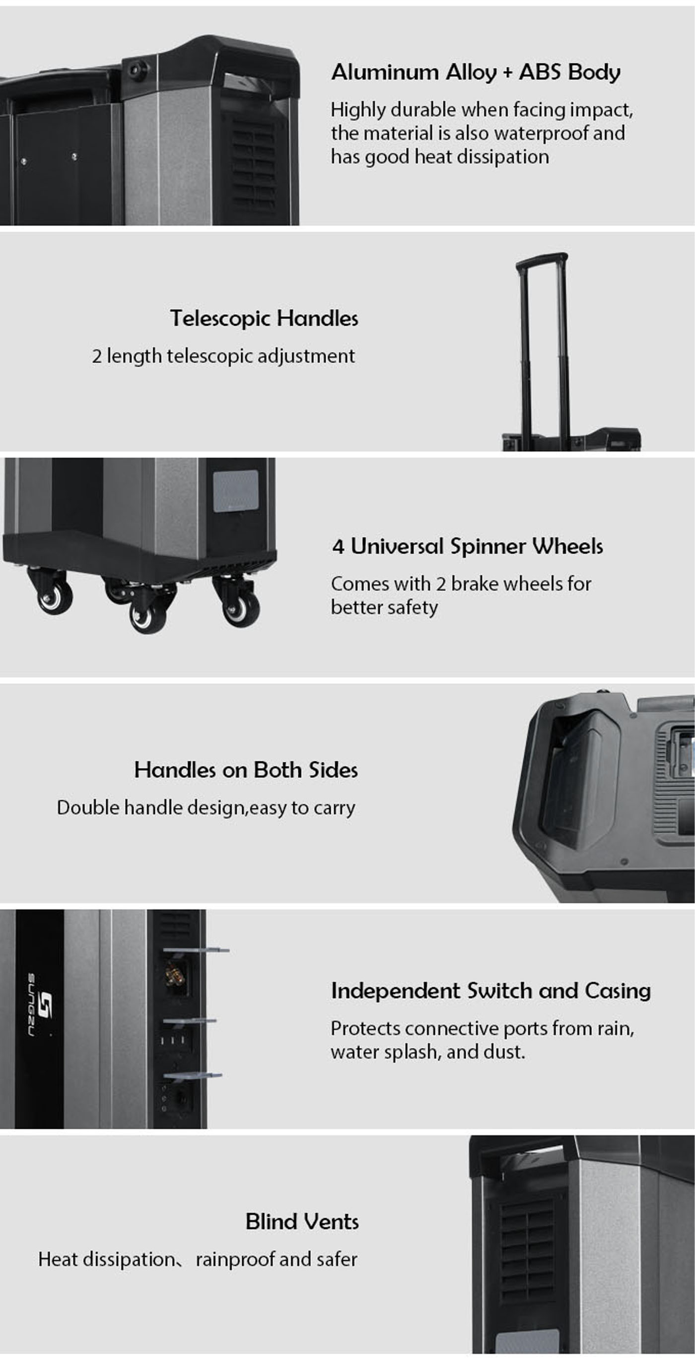 【道産子】SUNGZUポータブル電源SKA2500 SUNGZU SKA2500-The safest portable power station by SUNG ZU