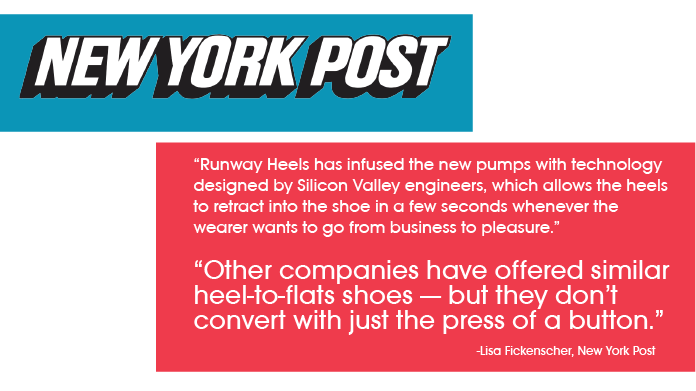 Retractable Heels Runway Heels: World's First Retractable High Heels by Melody Avecilla ...