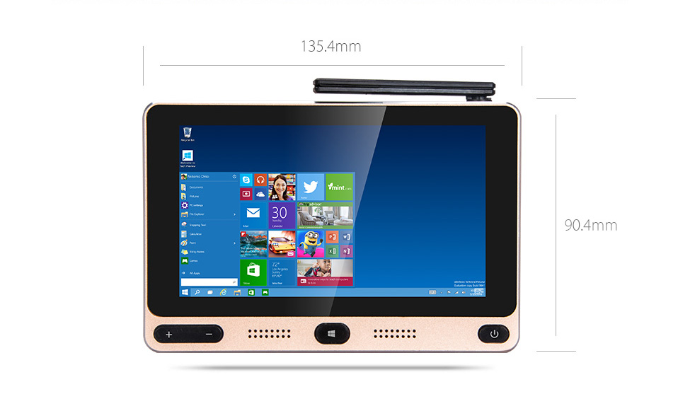 Gole1, Cheapest Windows10 Intel Touch Mini PC by Charbax - Indiegogo