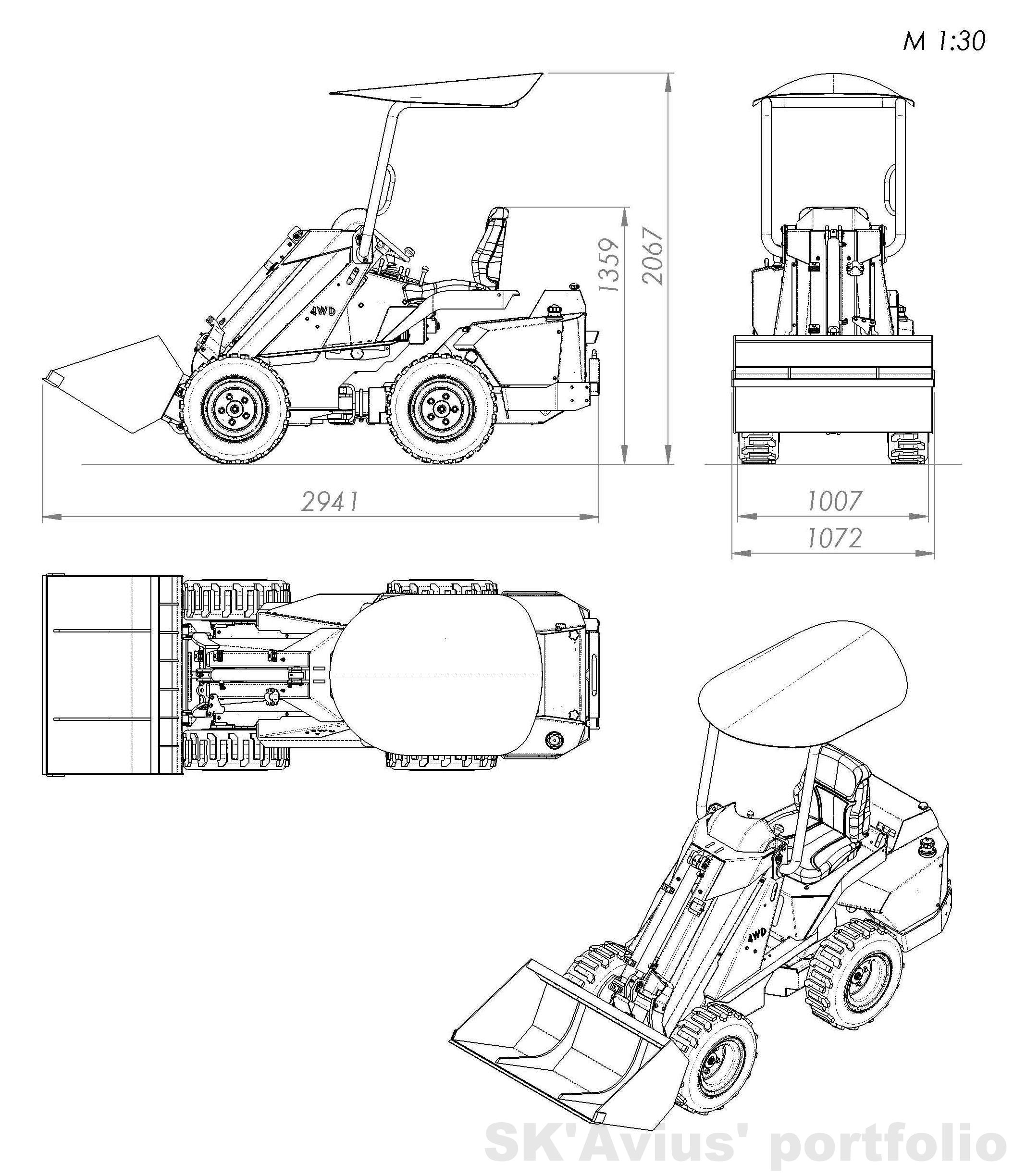 Redesigned mini loader project for download by Šarūnas Kavaliauskas ...