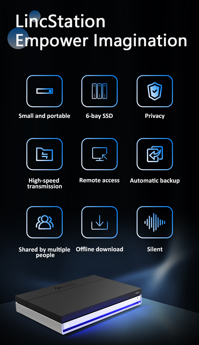 LincStation: World's 1st Unraid 6-bay All SSD NAS by LincPlus Direct ...