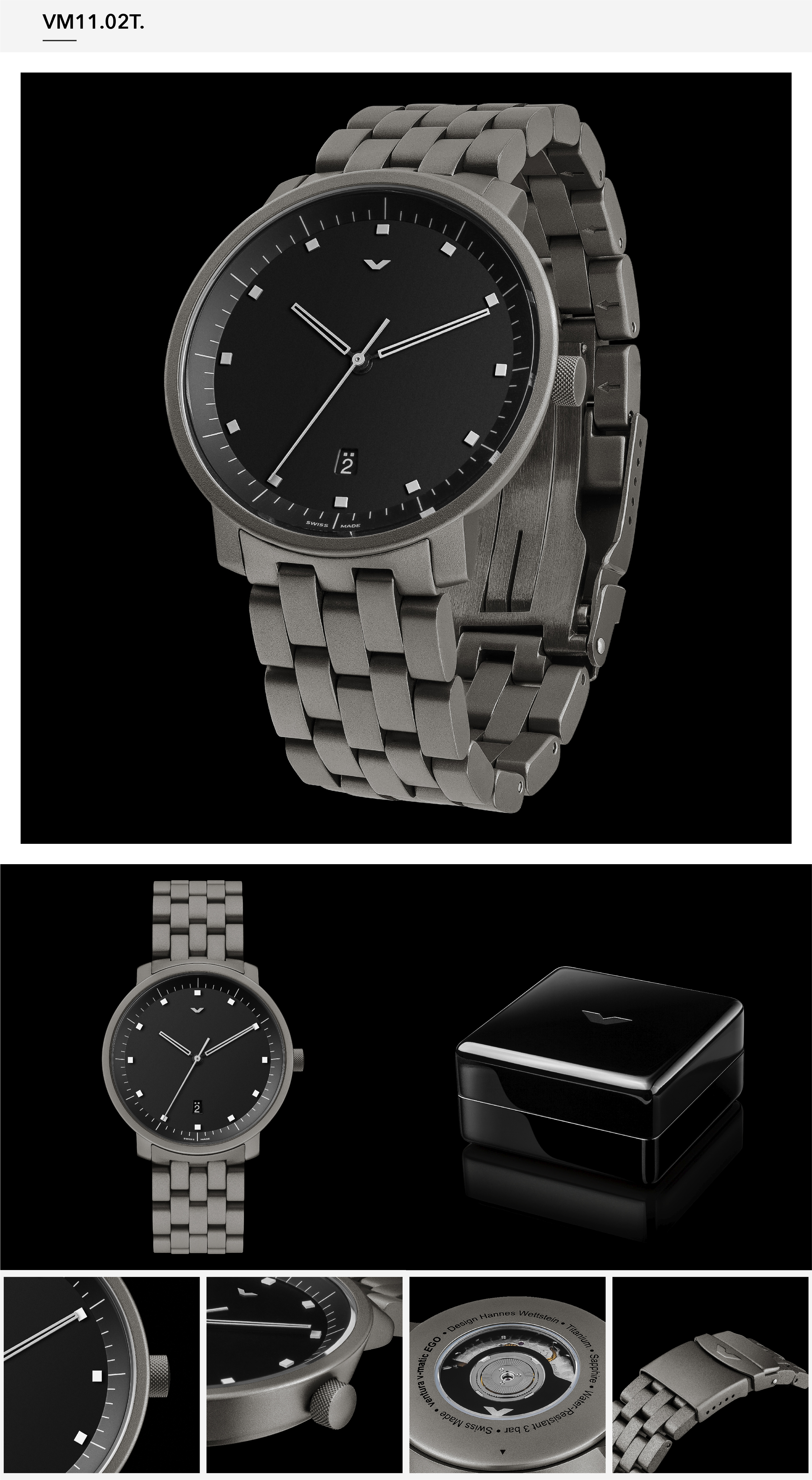 The ventura v-matic EGO - Swiss Made - ETA 2892-A2 by ventura