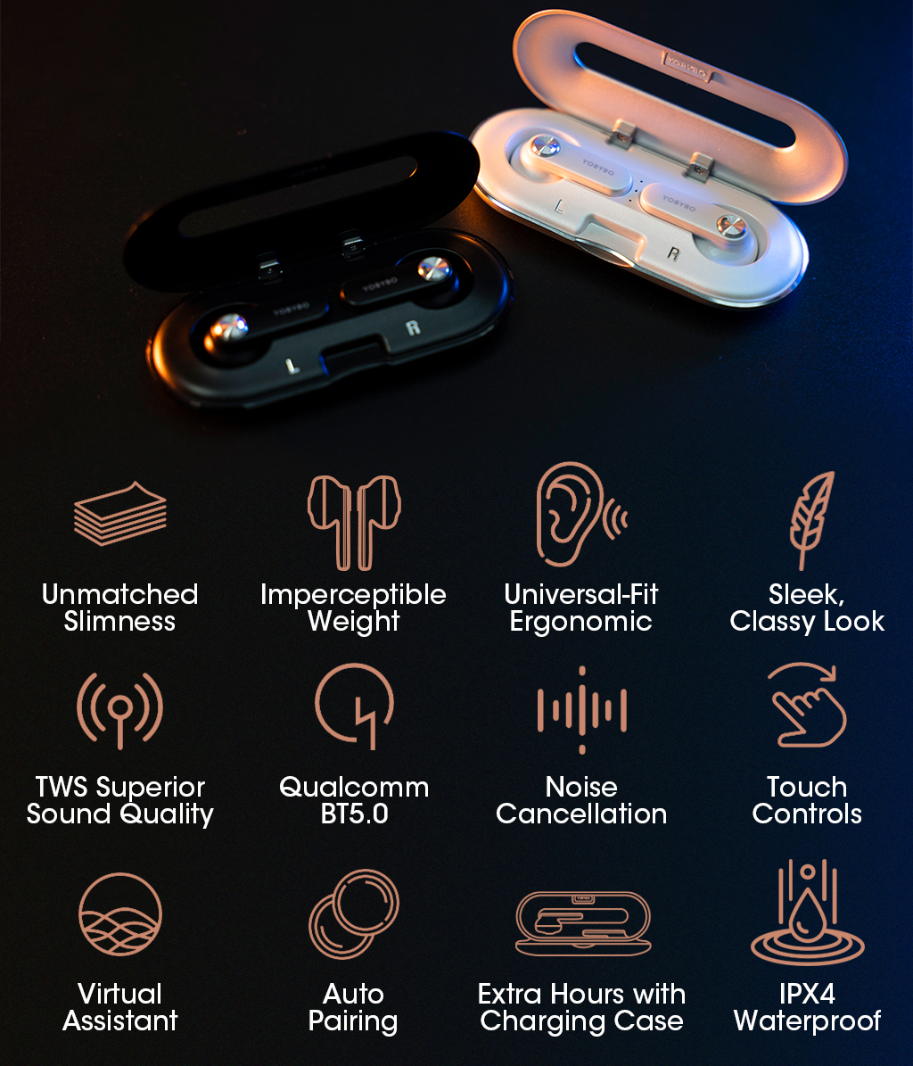 CARD20: Paper Thin TWS Earbuds with Supreme Sound by YOBYBO TEAM
