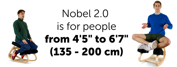 NOBEL 2.0 Kneeling Ergo Chair for Upright Posture by VILNO - Indiegogo