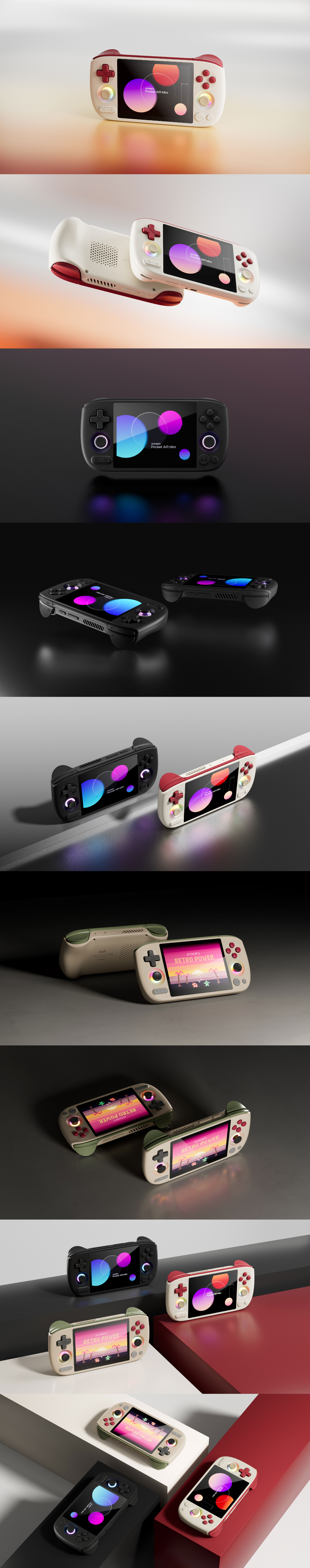 Pocket AIR Mini: High Value 4:3 Retro Screen Gaming Handheld by AYANEO ...