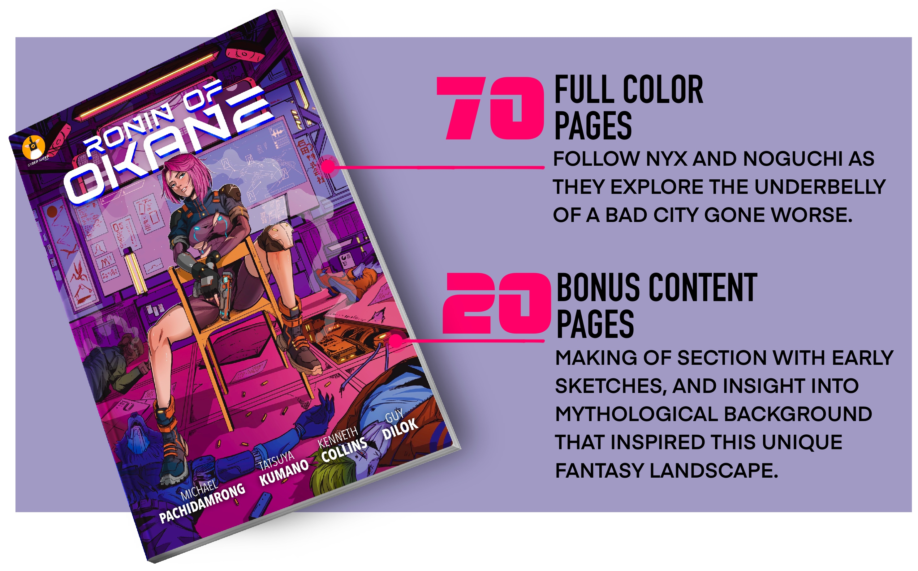 RONIN OF OKANE Volume 1 - 2 by Cyber Sheep studios - Indiegogo