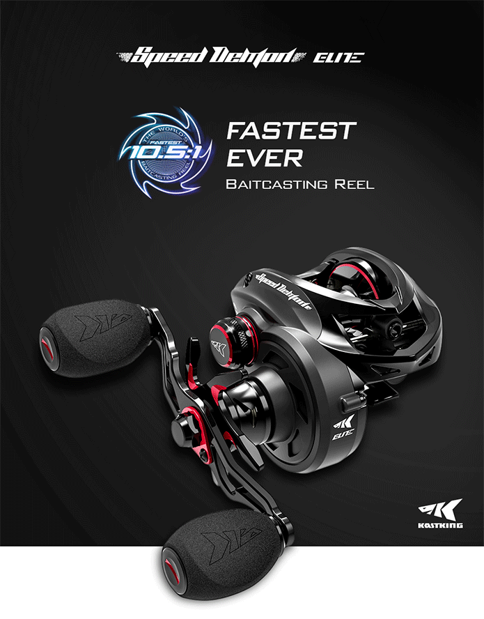 KastKing Speed Demon Elite:Fastest Ever Baitcaster by KastKing
