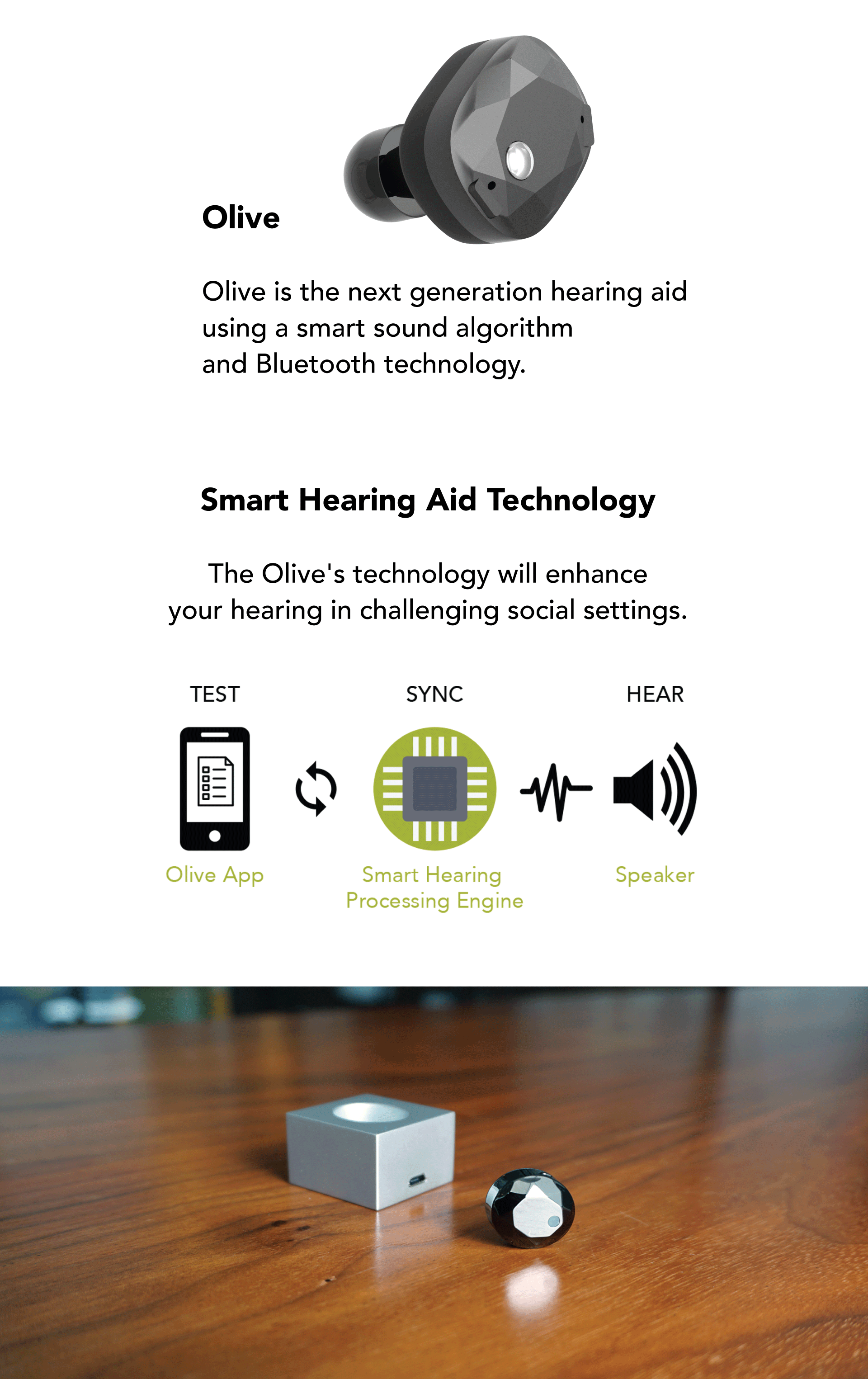 Olive: Next-Gen Hearing Aid with a Social Mission by Olive Union