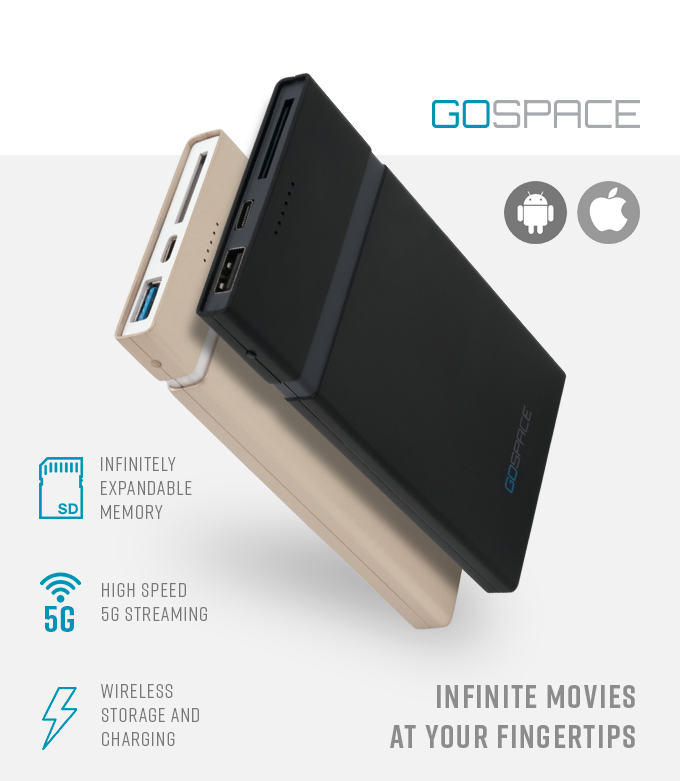 GOSPACE - Expandable 5G Wireless Storage by GOSPACE - Indiegogo