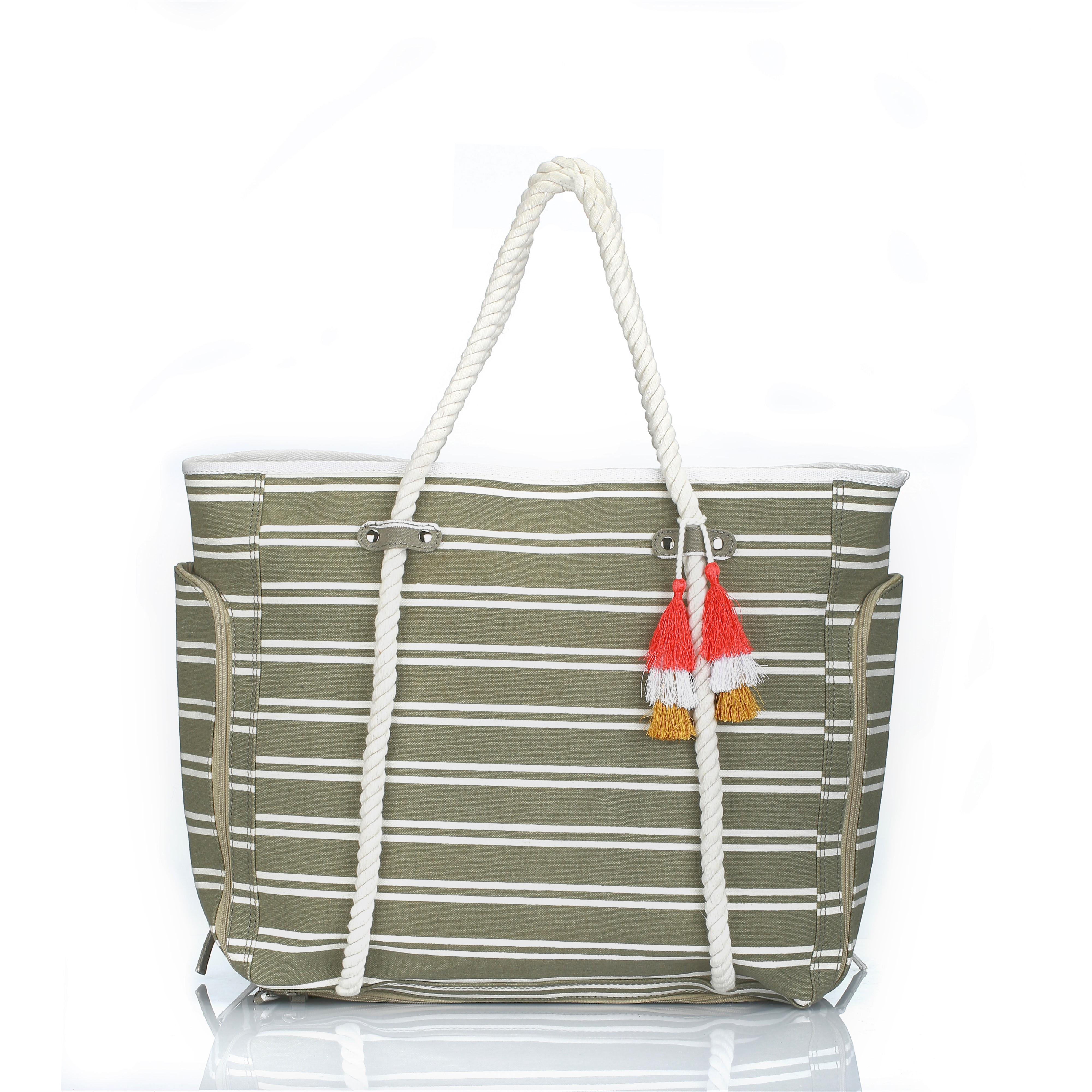 dezzio classic functional beach tote travel bag DEZZIO - The World's First Functional Beach Bag by DEZZIO LLC