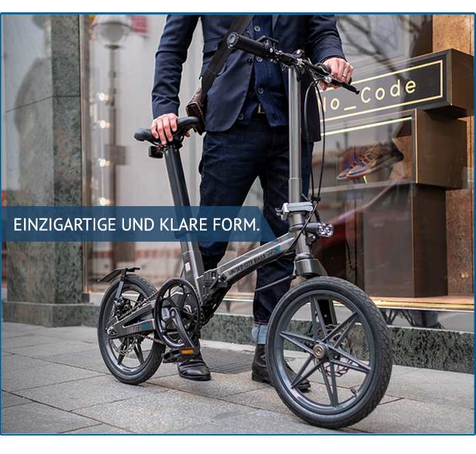UNITED CITY BIKES THE ONE 電動アシスト自転車 THE ONE - World's Lightest Electric Folding Bike! by United City