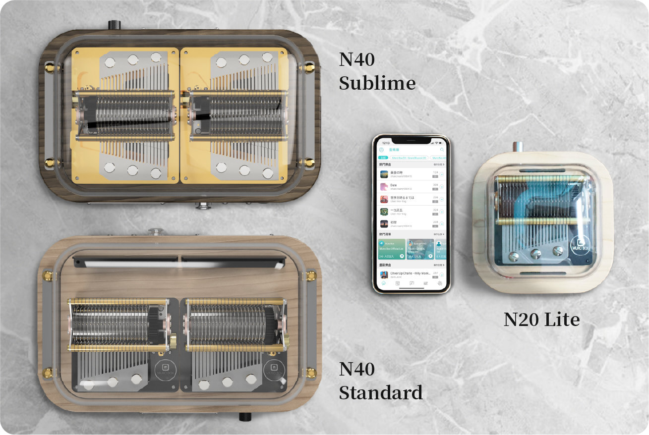 Muro Box-N40: Programmable Mechanical Music Box by Muro Box