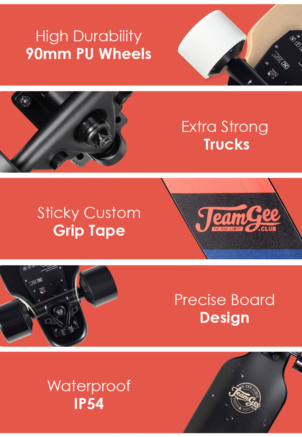 Teamgee - UltraThin and Lightweight Electric Board by TeamGee