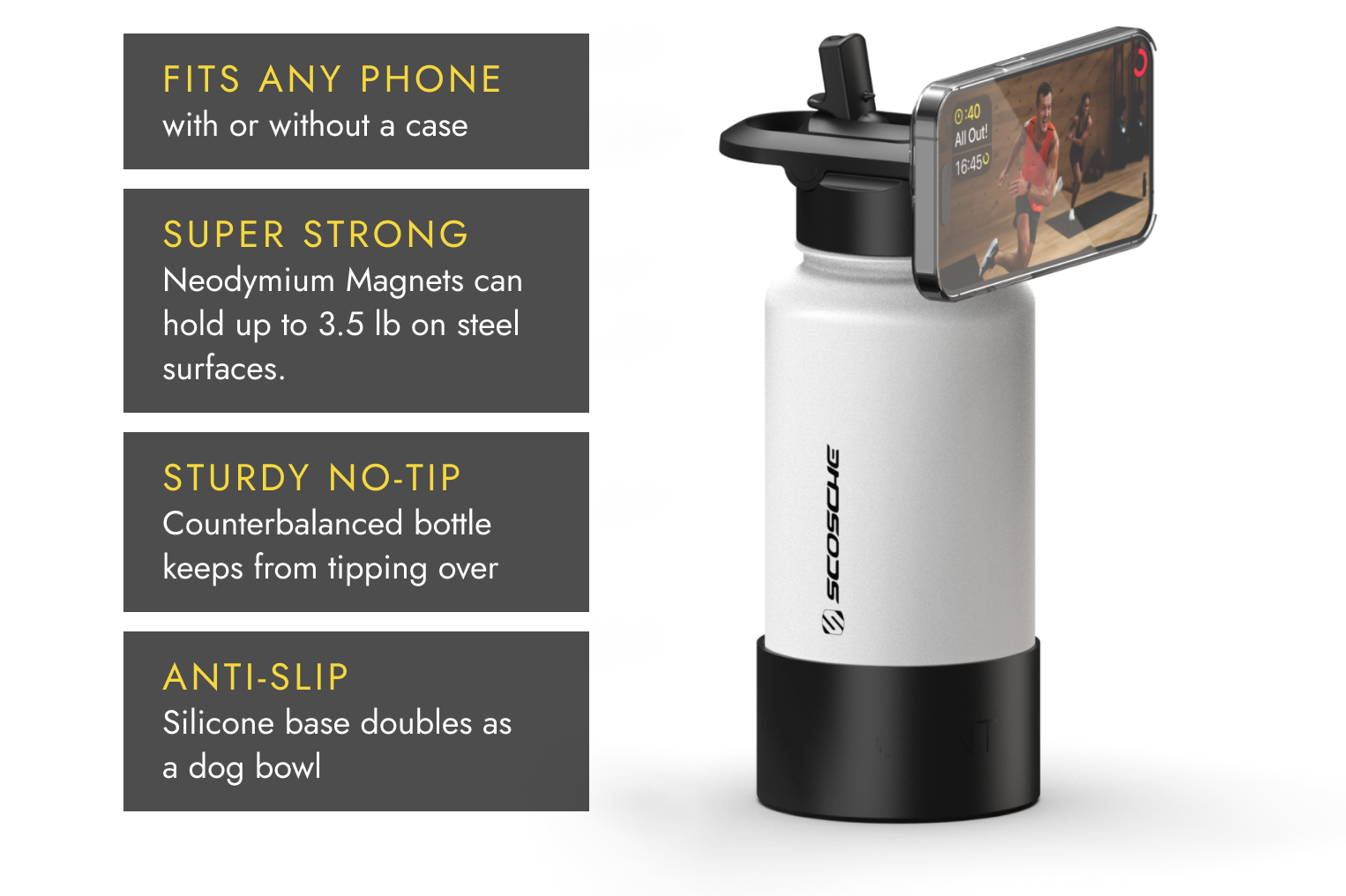 MagicMount Flask - The Water Bottle Phone Holder by Scosche