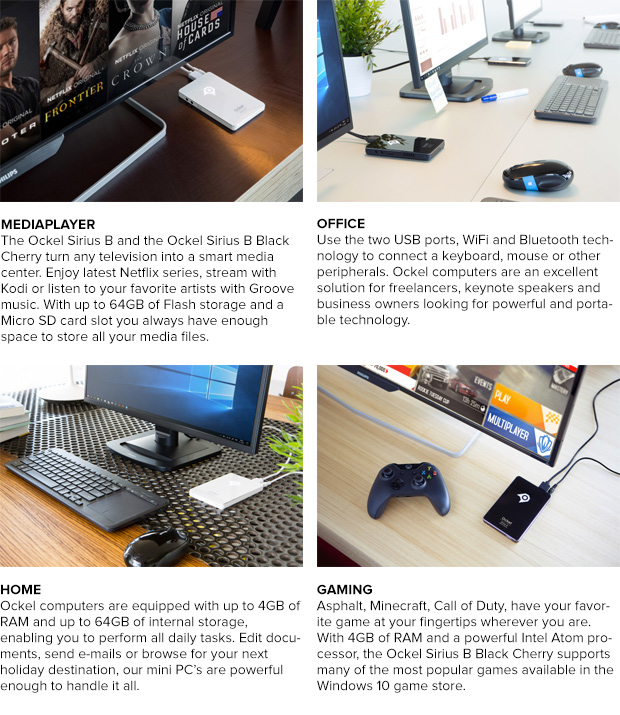 Ockel Sirius B: the powerful Windows 10 pocket PC by Ockel