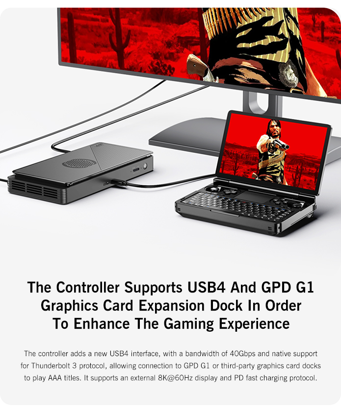 GPD WIN Mini 2025:120Hz VRR Landscape Game Console by GPD HK