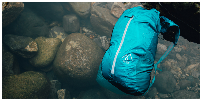 Pacific Northwest Sea to Sky The Waterproof Backpack in Neon Green Sea to Sky 24L Pack - Arkadia Supply Co main image 2