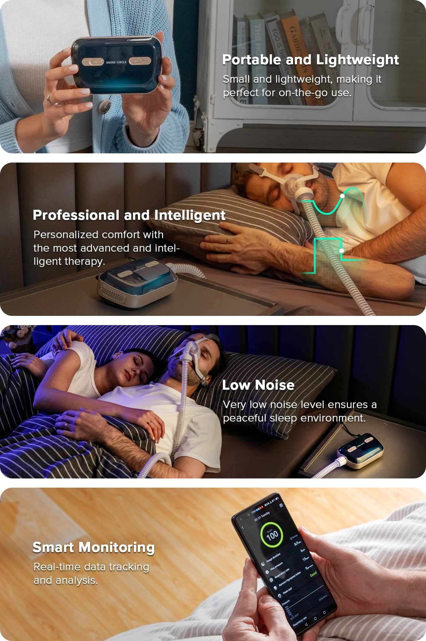 YA50G: Rest Easy Say Goodbye to Snoring Anywhere by VVFLY