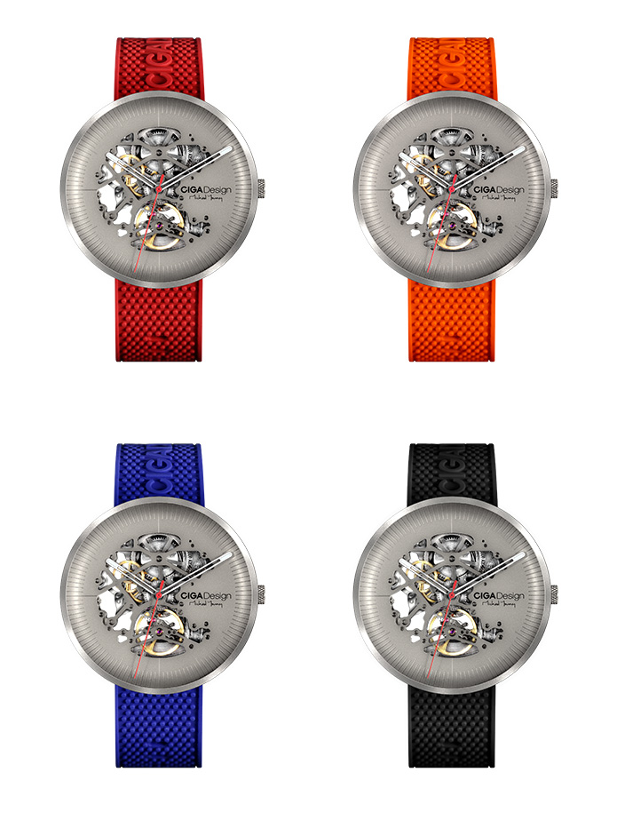 CIGA Design: Titanium Skeleton Mechanical Watch by CIGA Design 