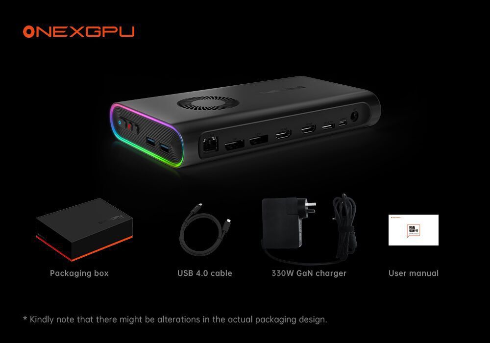 ONEXGPU: World's 1st Portable eGPU with Storage by OneXPlayer - Indiegogo