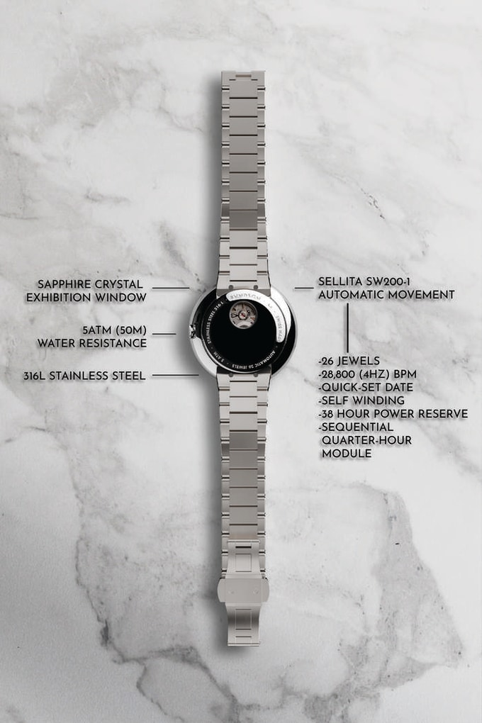 Swiss-Made M1 Timepiece Collection by RVNDSGN by Zach Raven