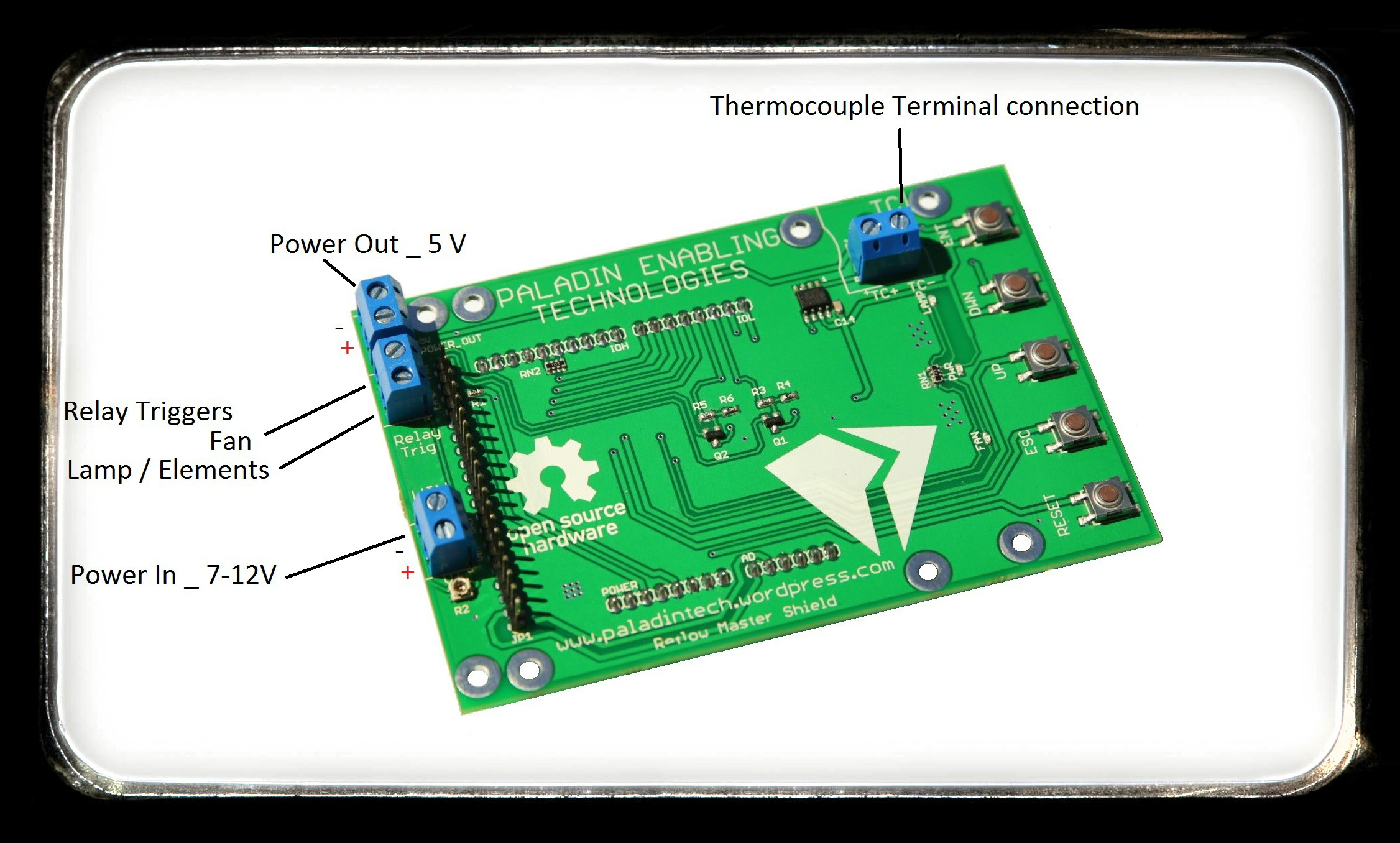 Reflow Master Shield - Arduino Solder Reflow Oven by Dirk Steyn - Indiegogo