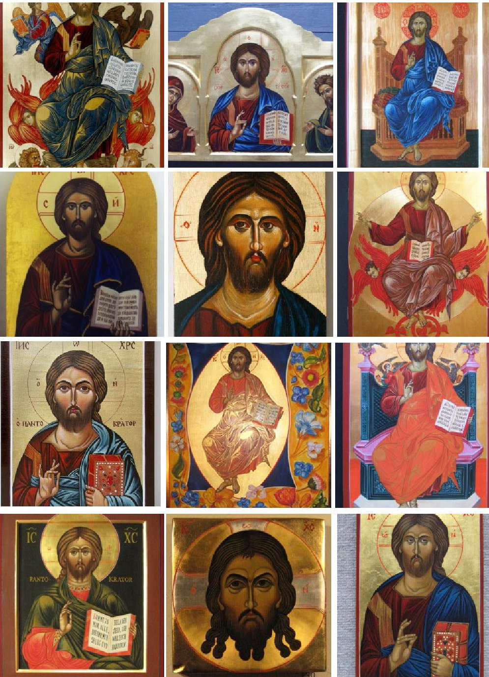 Relicious Printing postcards of 120 sacred religious icons by Marchela Dimitrova ...