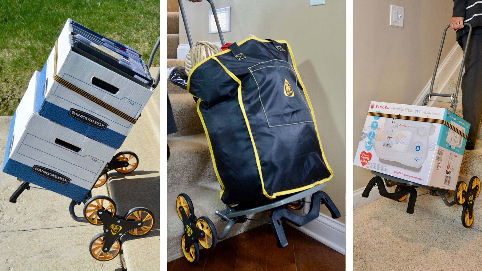 Michael Reznik Invention UpCart City: The Most Compact Stair Climbing Cart by Michael Reznik ...