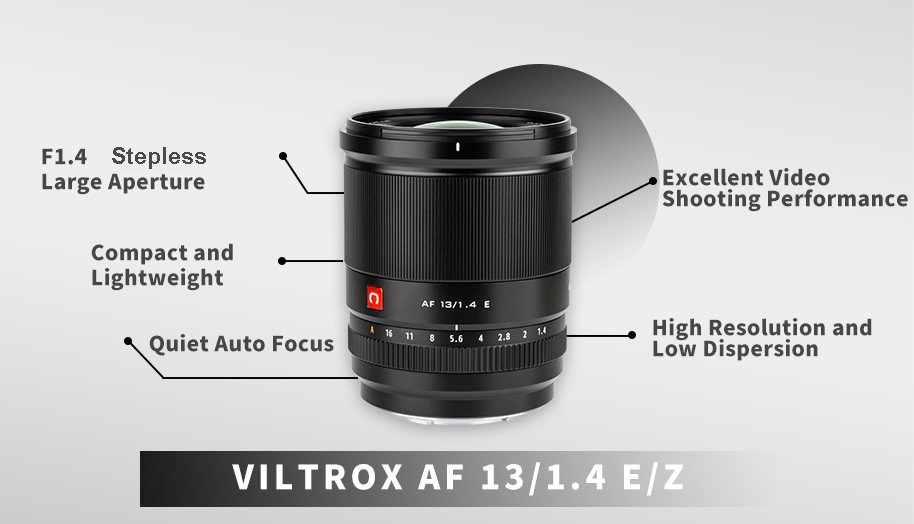 Viltrox 13mm F/1.4 Obiettivo Ultra Grandangolare AF Per Sony E-Mount (APS-C) - Per ZV-E10, A6600, A6400 E Serie A7