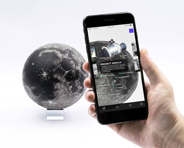 LUNAR. The most precisely made Moon model with AR. by AstroReality