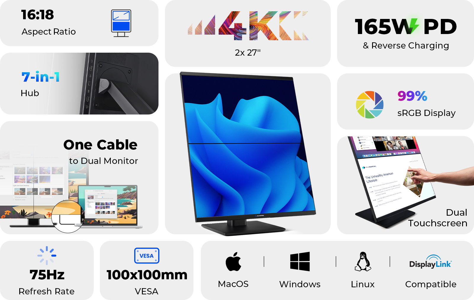 DuoFlex: 4K Dual-Screen for Maximum Productivity by HalmaPixel - Indiegogo