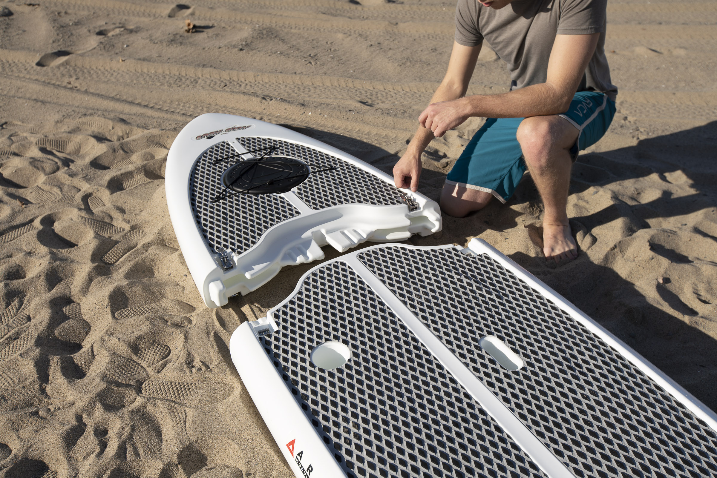 Easy Eddy Three-Piece Modular SUP Paddle Board by Easy Eddy