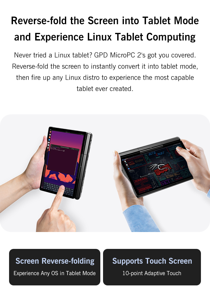 Mdpc Workstation GPD MicroPC 2: Multi-Port Mobile Productivity Tool by GPD HK - Indiegogo