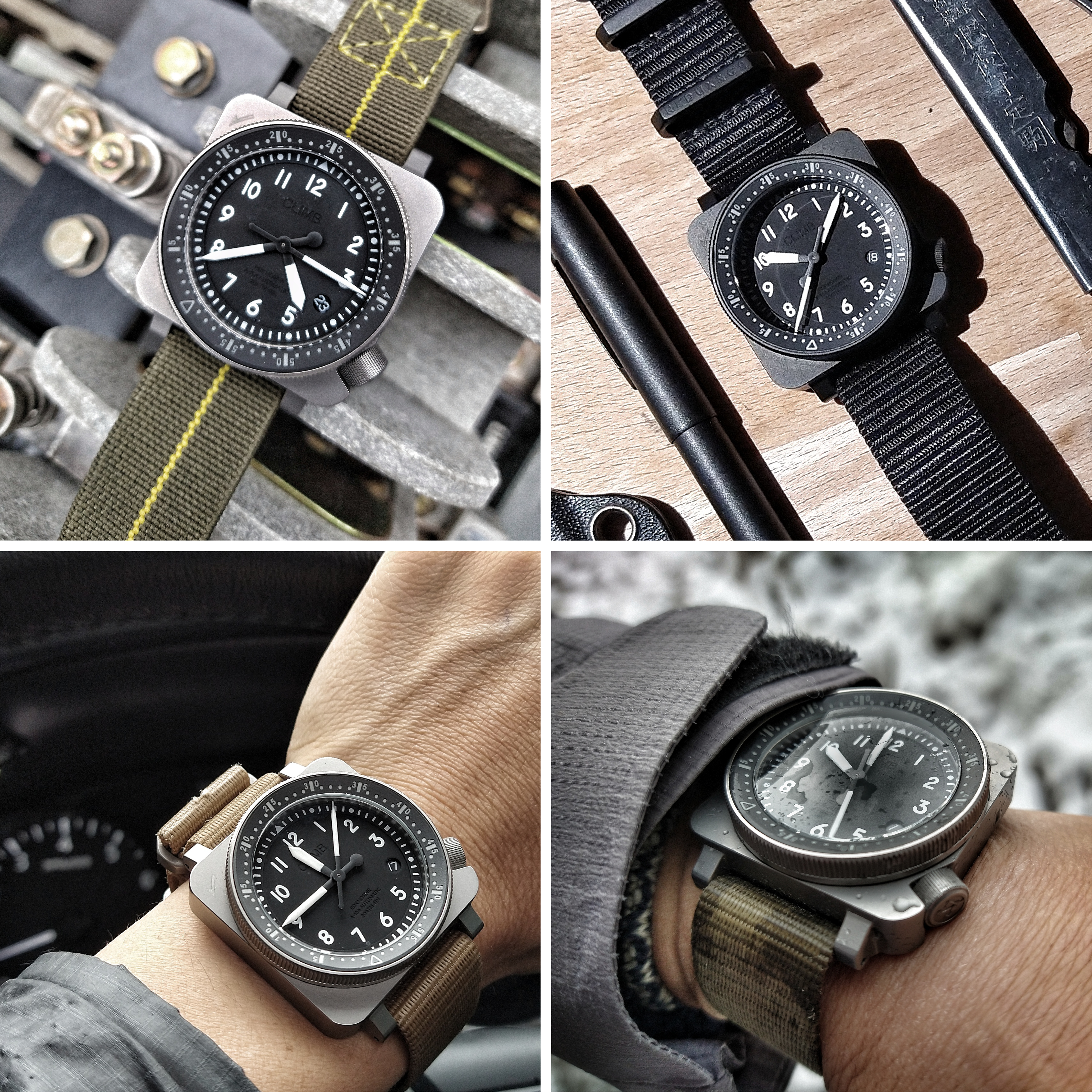 Titanium Pilot-Diver Mission Watches - Redux & Co. by Redux & Co