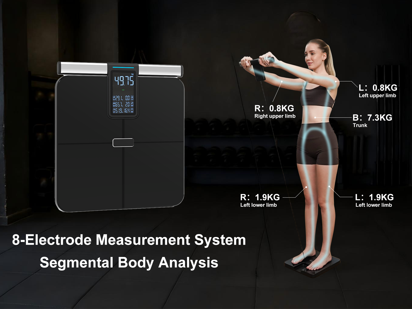 Track 56 Metrics with This Full-Body Scan Scale by WELSY TECH