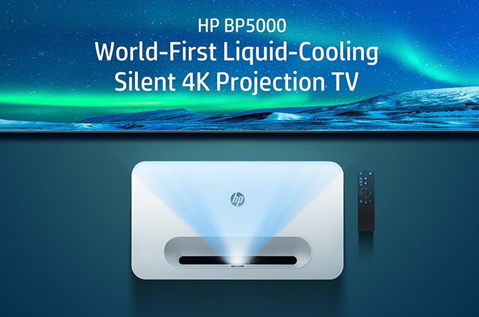 HP BP5000: World-1st Silent 4K Laser Projection TV by Gebecke - Indiegogo