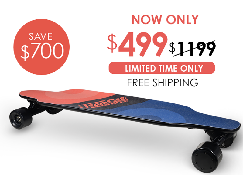Teamgee - UltraThin and Lightweight Electric Board by TeamGee