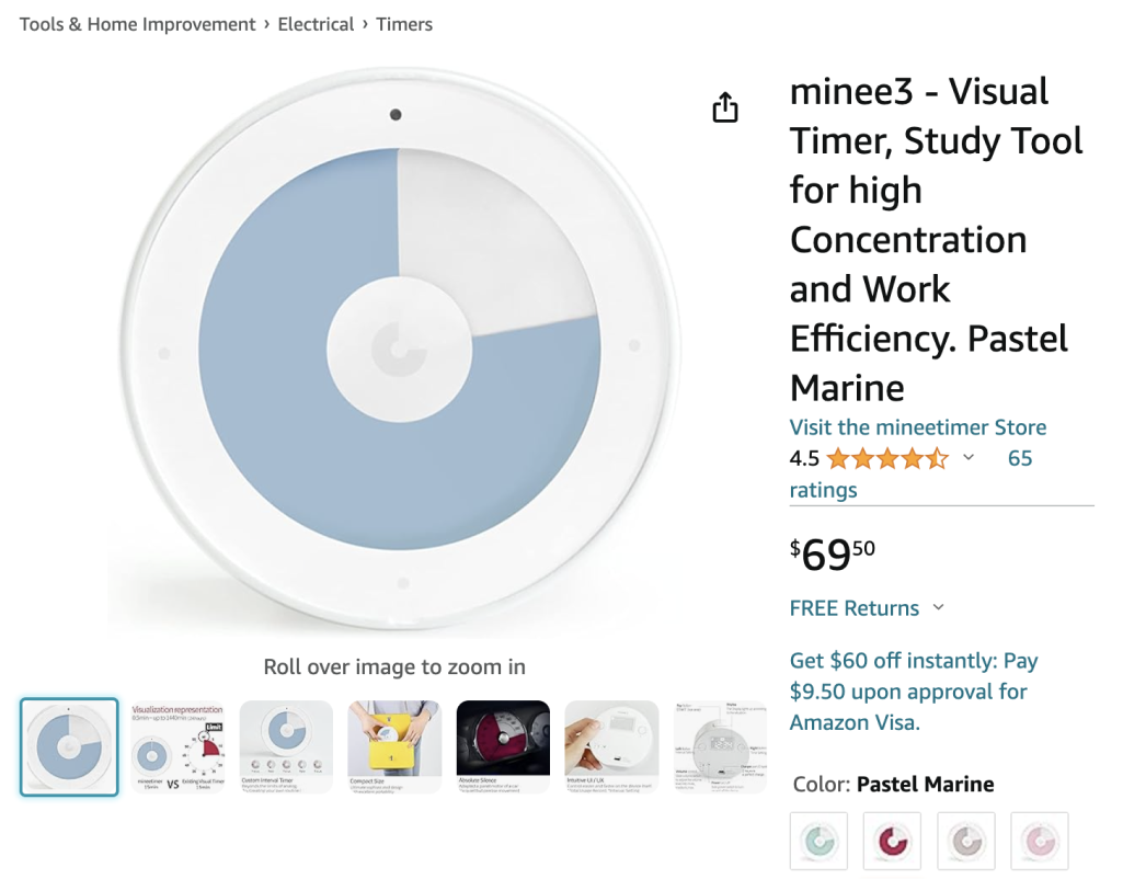 minee: Pomodoro Tracking Timer Kit for Your Goal by Melike Inc