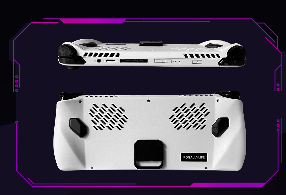 Custom ROG Ally Back Modcase with Heat Management by HandheldDIY
