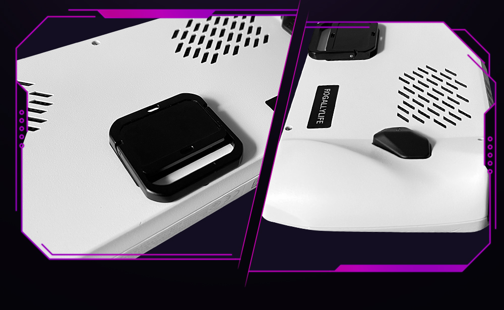 Custom ROG Ally Back Modcase with Heat Management by HandheldDIY
