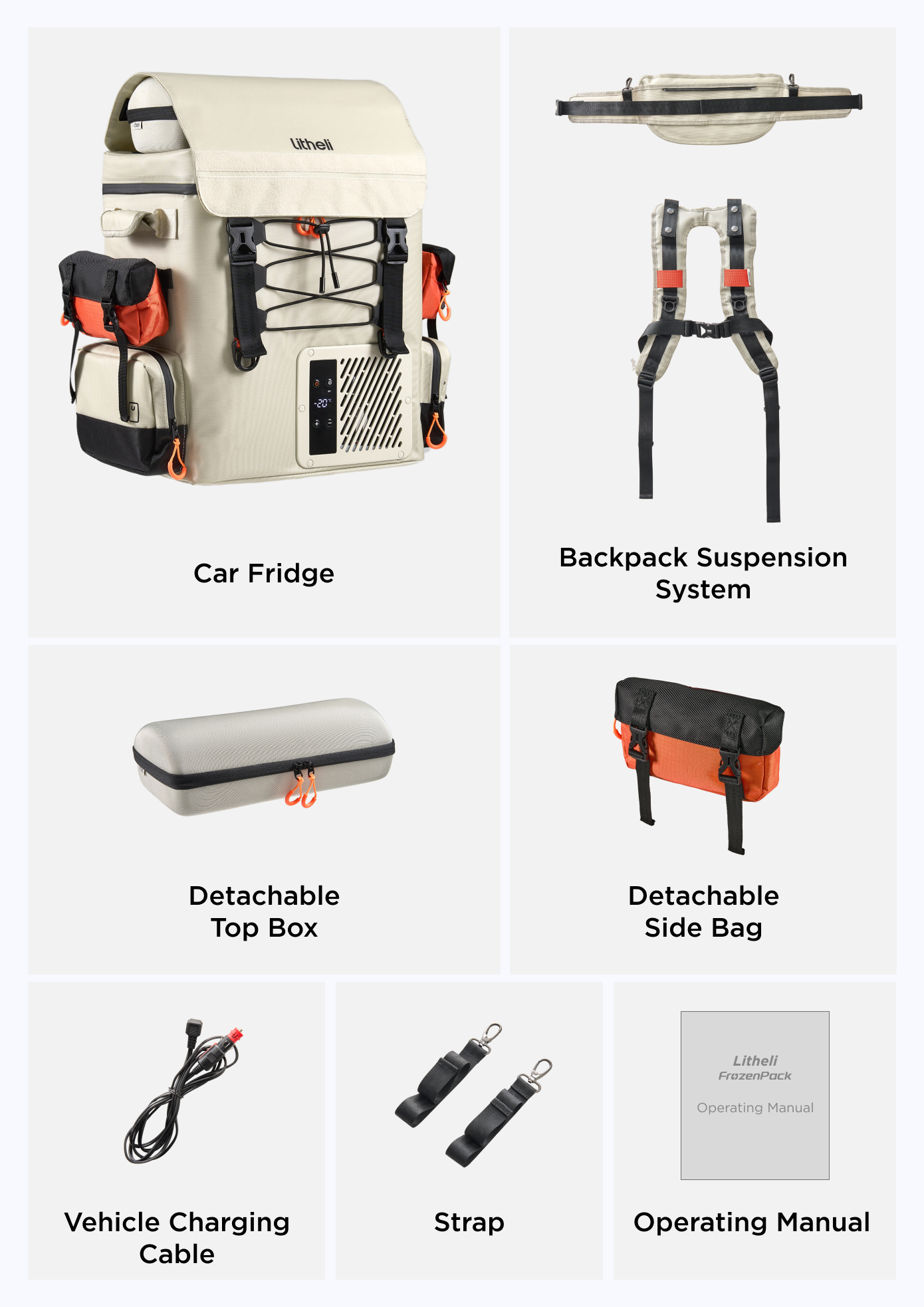 Litheli FrozenPack: The First Backpack Car Fridge by Litheli