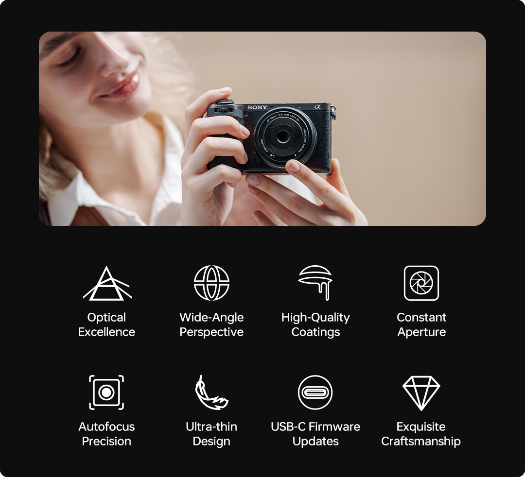 Viltrox AF 28mm F4.5 FE Chips-Size Ultra-Thin Lens by VILTROX