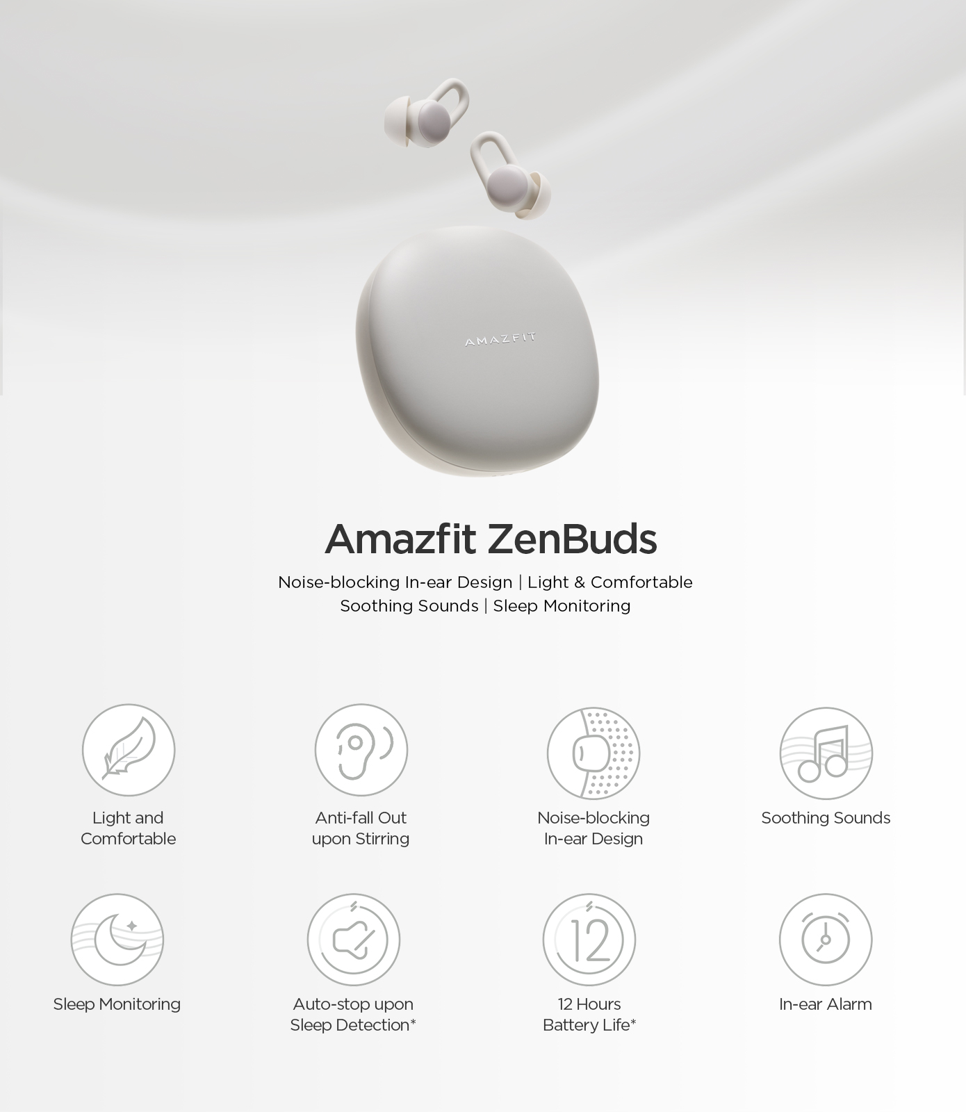 Amazfit ZenBuds: Fit Right, Sleep Tight by Huami Amazfit - Indiegogo