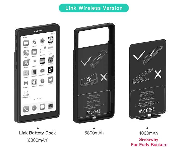 DASUNG Link: The World First E-ink Phone Monitor by DASUNG DASUNG Link: The World First E-ink Phone Monitor by DASUNG