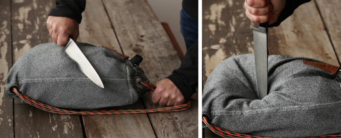 Flak Sack: The Theft-Resistant Drawstring Backpack by Os Nolk