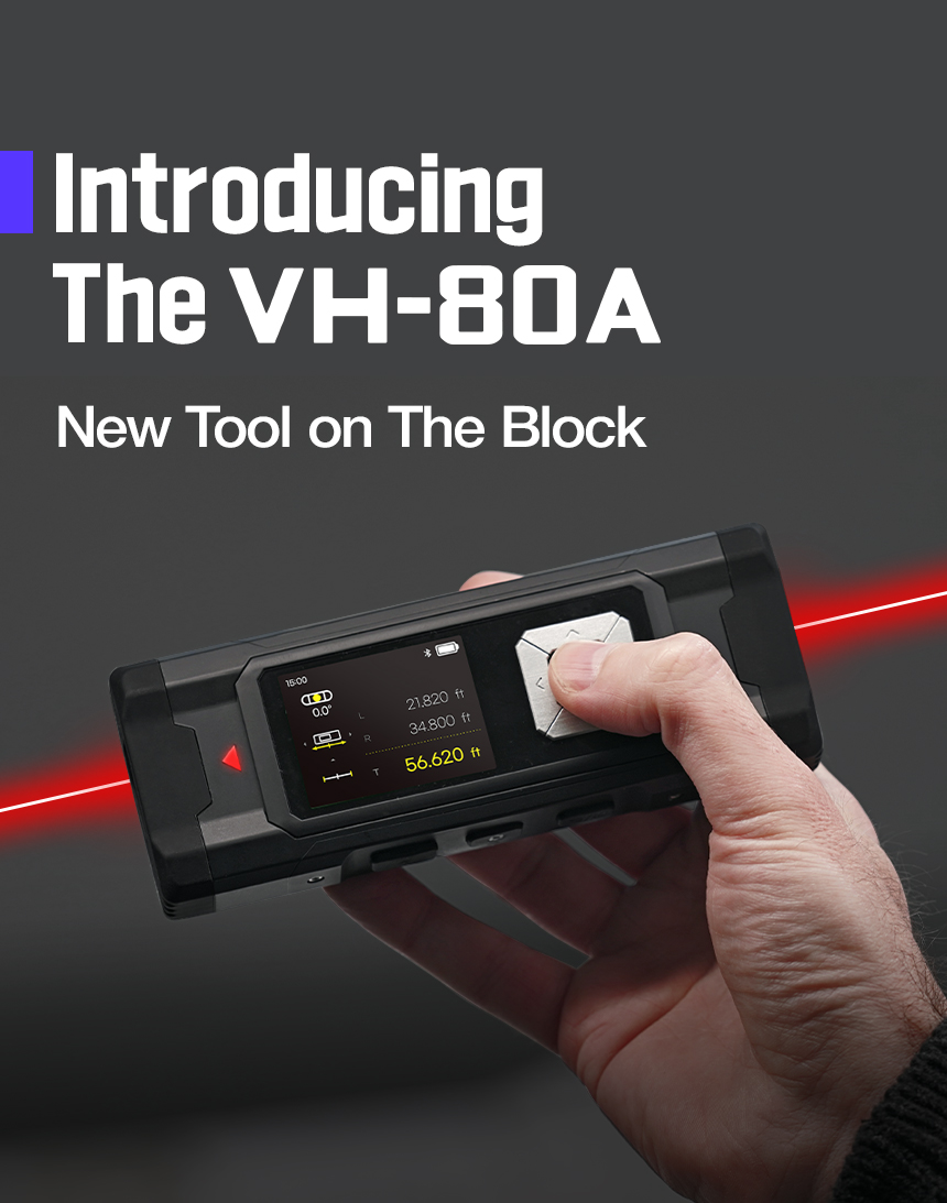 VH-80A: Auto Calibration Dual Laser Distance Meter by Magpie Tech
