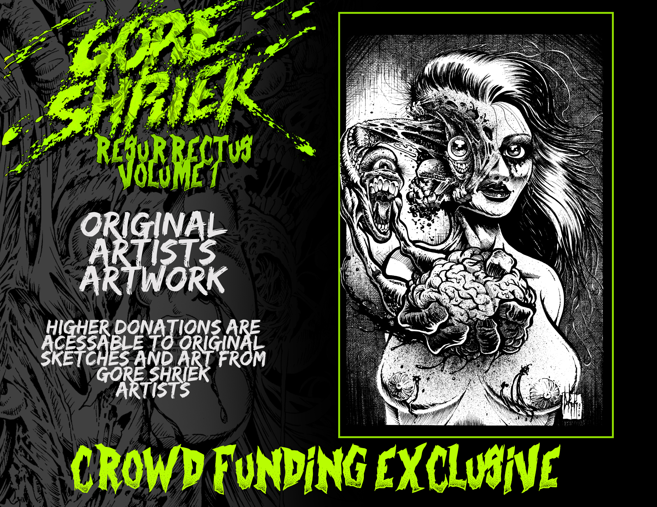 Gore Shriek 30th Anniversary Horror Comic Book #1 by Thomas Skulan