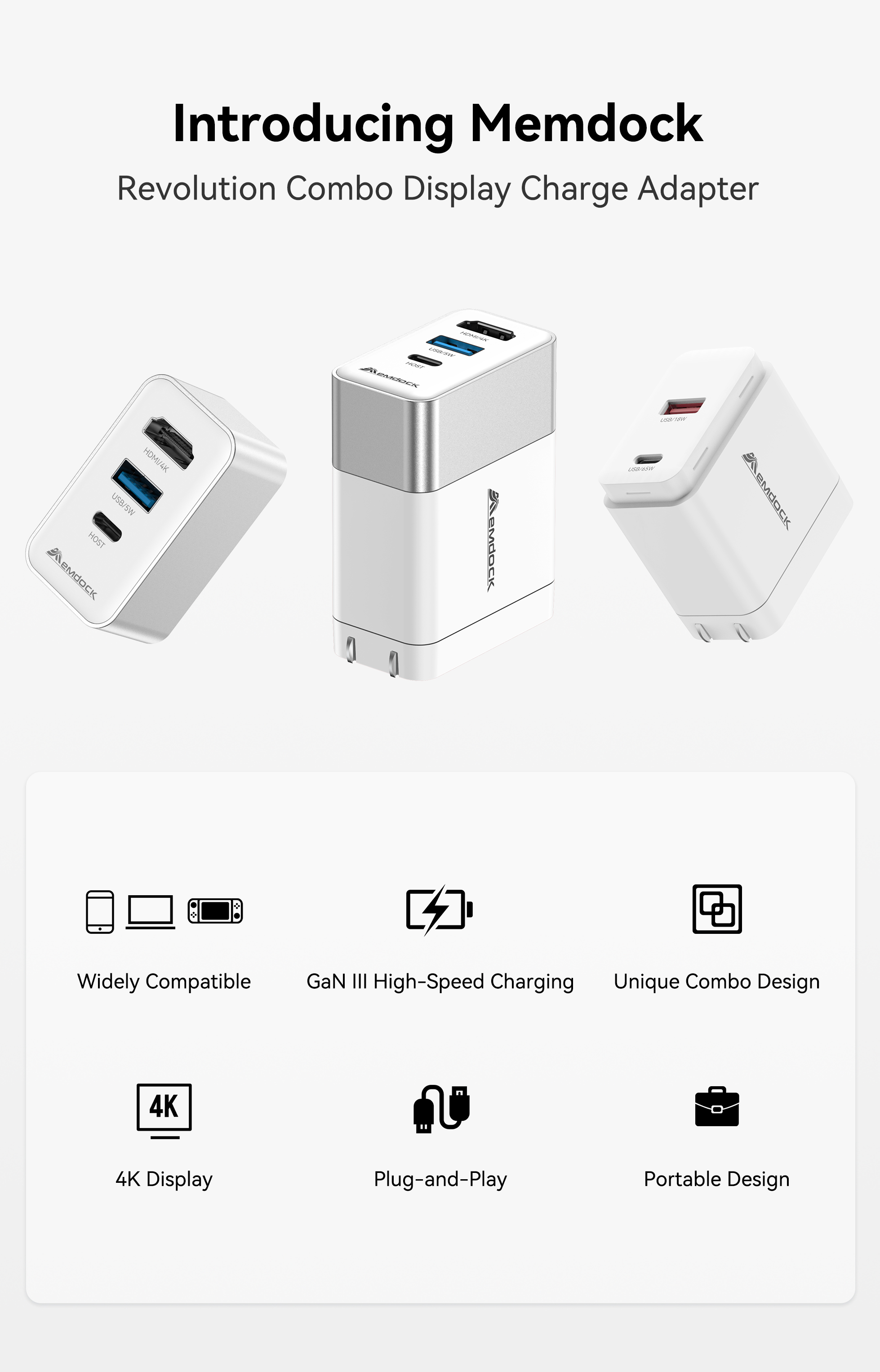 Modular Ultra-compact Docking Station & Charger by Memdock IGG - Indiegogo