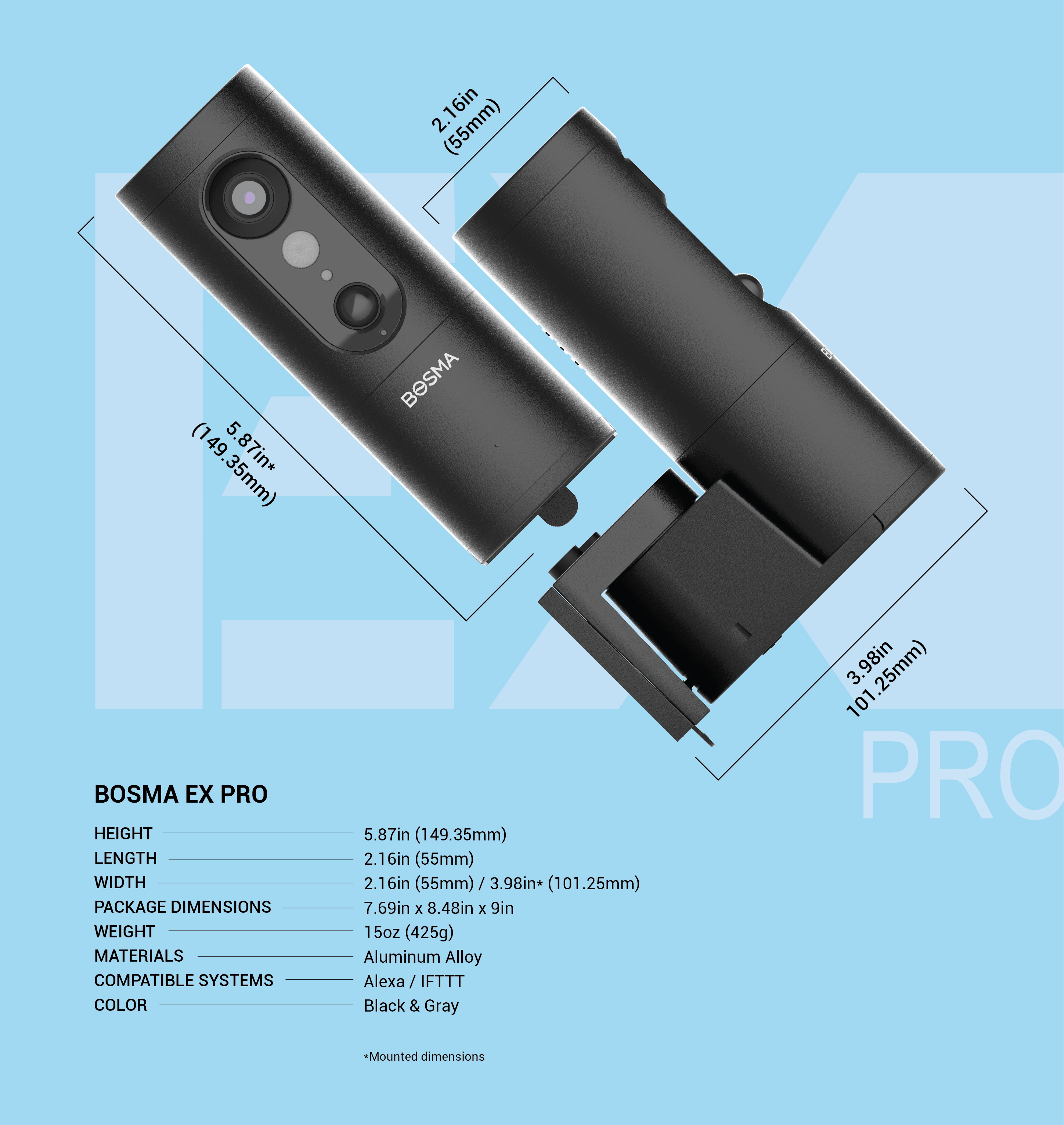Bosma EX: The Ultimate Outdoor Security Camera by Bosma Smart Home